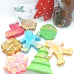 coffret de noel fondant parfumé sain sans cmr sapin de noel caramel au beurre salé pain d'épice doux rêves gui houx guimauve sirop derable