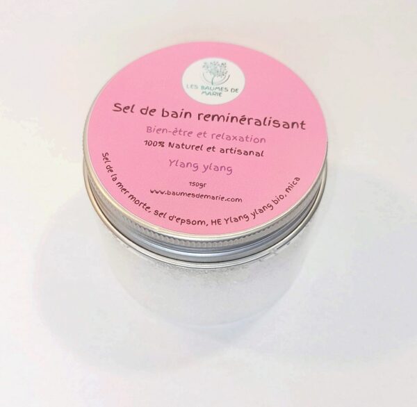 Pour un bain relaxant riche en minéraux grâce aux sels d'epsom et aux sels de la mer morte